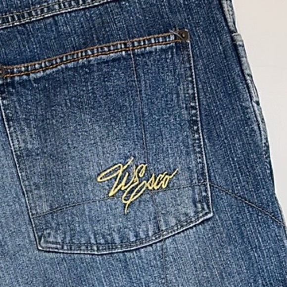 Willie ESCO Duns Cotton Denim Blue Jean Shorts 36 waist like new - Picture 10 of 16